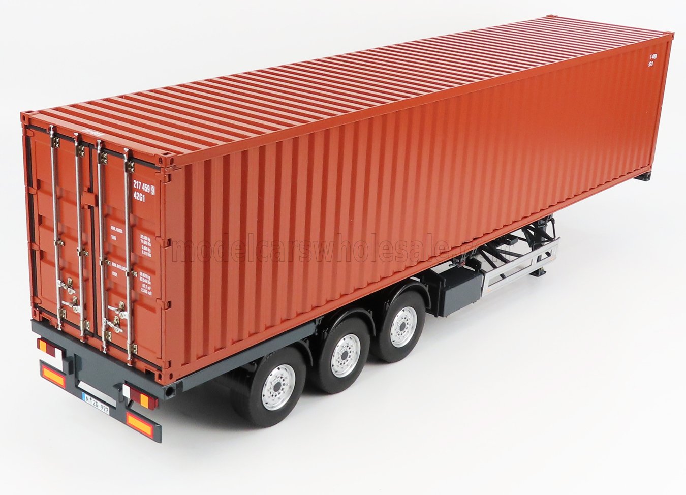NZG - ACCESSORIES - TRAILER FOR TRUCK WITH EUROPEAN SEA-CONTAINER 40"