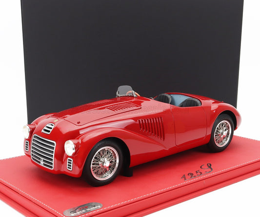 VIP-SCALE-MODELS - 1/12 - FERRARI - 125S 1947 - WITH OPENABLE FRONT BONNET - RED
