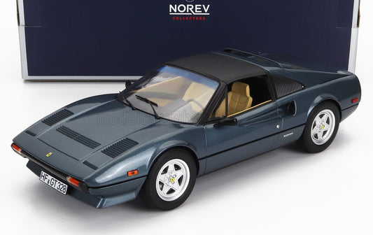 NOREV - 1/18 - FERRARI - 308 GTS 1982 - BLUE MET