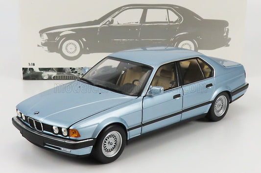 MINICHAMPS - 1/18 - BMW - 7-SERIES 730i (E32) 1986 - LIGHT BLUE MET