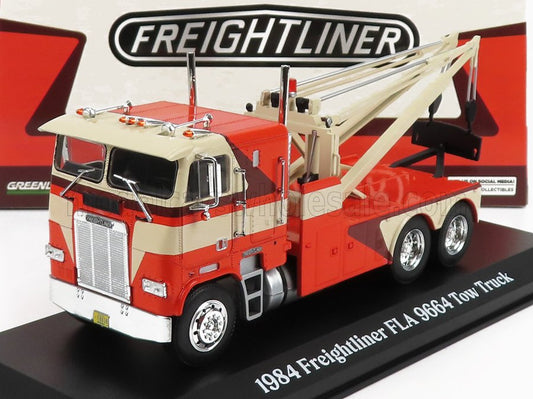 GREENLIGHT - FREIGHTLINER - FLA 9664 TRACTOR TRUCK GRU CRANE 3-ASSI CARRO ATTREZZI - WRECKER ROAD SERVICE 1984