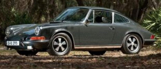 TOPMARQUES - 1/12 - PORSCHE - 911 2.2 S COUPE 1970 - PERSONAL CAR STEVE McQUEEN - SLATE GREY