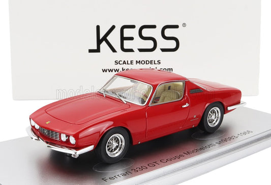 KESS-MODEL - 1/43 - FERRARI - 330 GTC COUPE MICHELOTTI 1966 - RED