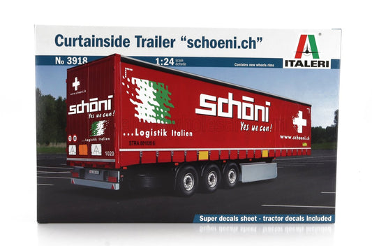ITALERI - TRAILER - TRAILER FOR TRUCK - RIMORCHIO TELONATO - CHOENI.CH TRANSPORTS