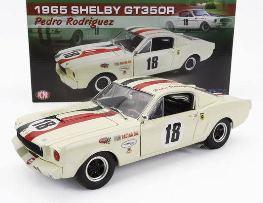 ACME-MODELS - FORD USA - MUSTANG SHELBY GT350R TEAM PRO RACING OIL N 18 RACING 1965