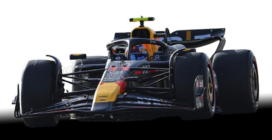 SPARK-MODEL - 1/43 - RED BULL - F1 RB20 TEAM ORACLE RED BULL RACING N 11 2nd BAHRAIN GP 2024 SERGIO PEREZ - BLUE YELLOW RED