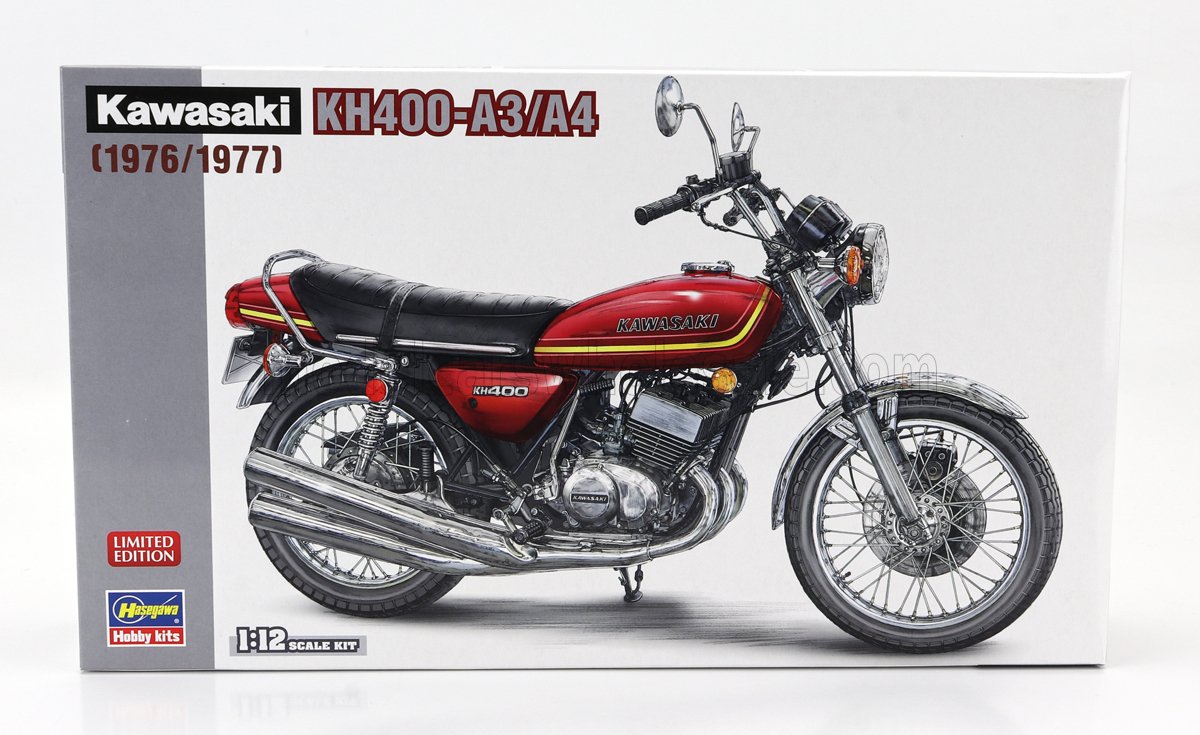 HASEGAWA - 1/12 - KAWASAKI - KH400 A3/A4 MOTORCYCLE 1976