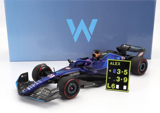 MINICHAMPS - 1/18 - WILLIAMS - F1 FW45 TEAM WILLIAMS RACING N 23 GP 2023 ALEXANDER ALBON - BLUE