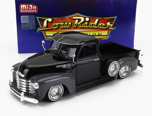WELLY - 1/24 - CHEVROLET - 3100 PICK-UP LOW RIDER 1953 - BLACK GREY