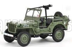 NOREV - 1/18 - JEEP - WILLYS CABRIOLET OPEN ARMY D-DAY NORMANDY 1944 - MILITARY GREEN
