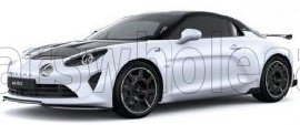 NOREV - 1/18 - RENAULT - ALPINE A110 R COUPE 2024 - WHITE