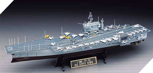 1/800 USS CV-63 KITTY HAWK 1/800 modellino da collezione 27 lacasadelmodellismo