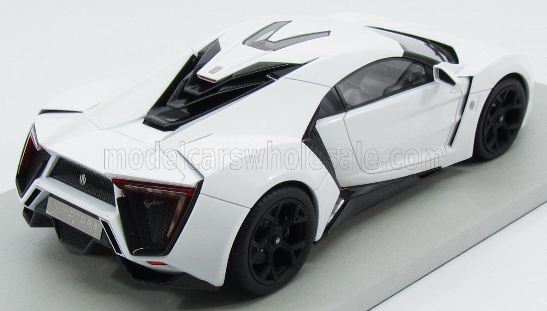 TOPMARQUES - 1/18 - LYKAN - HIPERSPORT 2012 - WHITE