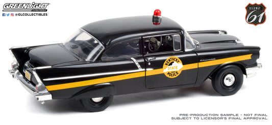 Highway 61 1957 Chevrolet 150 Sedan - Kentucky State Police 1/18
