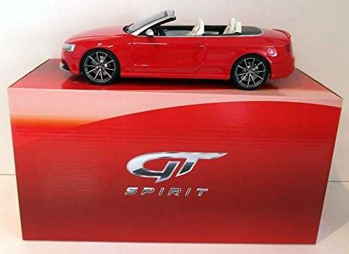 Audi RS5 Cabriolet, rosso GT spirit 1/18 1/18 modellino da collezione 129 lacasadelmodellismo
