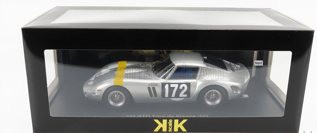 KK-SCALE - FERRARI - 250 GTO COUPE N 172 WINNER TOUR DE FRANCE 1964 L.BIANCHI - G.BERGER