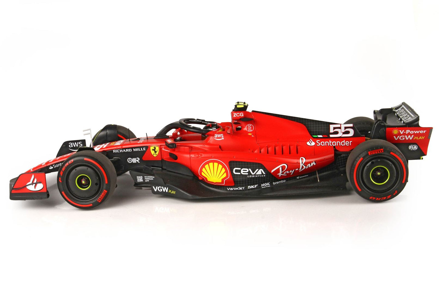 BBR-MODELS - Ferrari SF-23 Bahrain GP 2023 C. Sainz