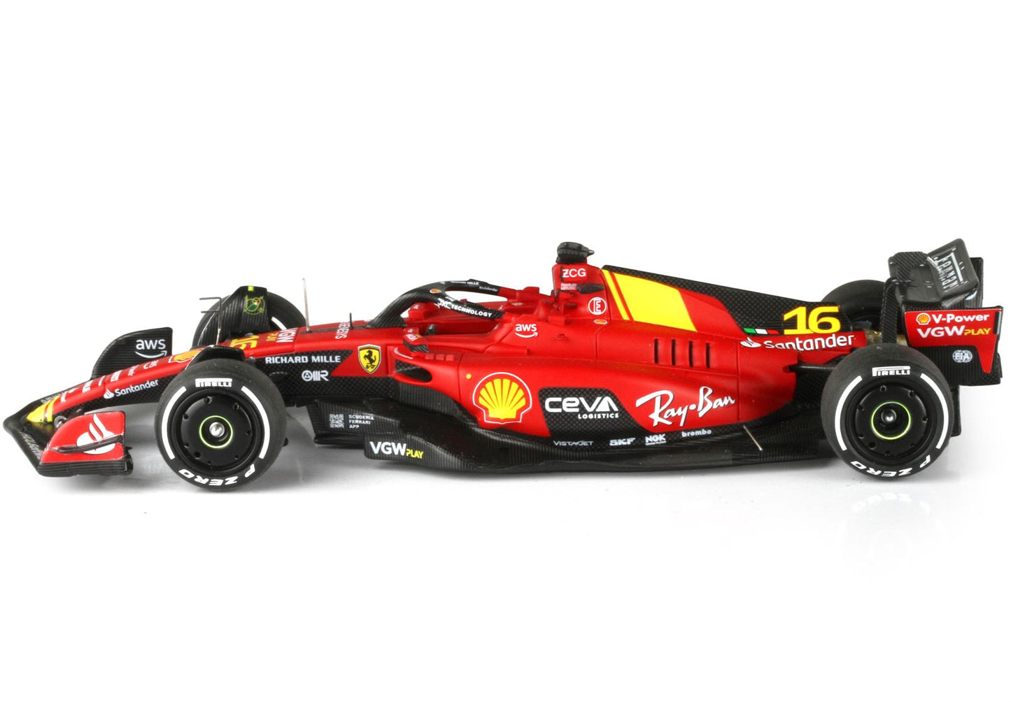 BBR-MODELS - 1/43 - Ferrari SF-23 GP 2023 Italy Monza C.Leclerc