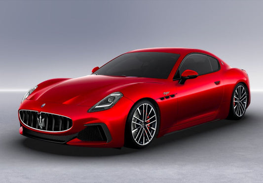 BBRModels - 1/18 Maserati Granturismo TROFEO 2023 ROSSO GT con vetrinetta inclusa