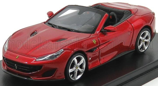 LOOKSMART - 1/43 - FERRARI - PORTOFINO CABRIOLET OPEN 2017 - ROSSO PORTOFINO - RED MET