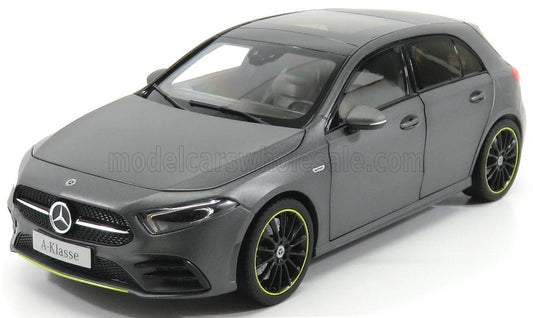 NOREV - 1/18 - MERCEDES BENZ - A-CLASS (W177) 2018 - DESIGNO MOUNTAIN GREY MAGNO