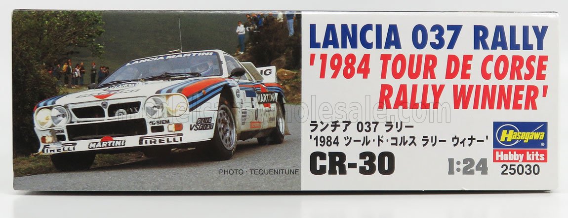 HASEGAWA - 1/24 - LANCIA - 037 TEAM MARTINI RACING N 5 WINNER RALLY TOUR DE CORSE 1984 M.ALEN - I.KIVIMAKI - /