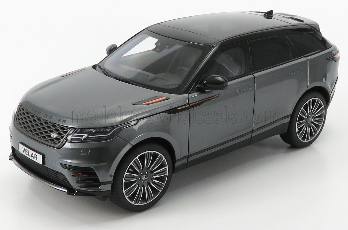 LCD-MODEL - 1/18 - LAND ROVER - RANGE ROVER VELAR 2018 - GREY MET