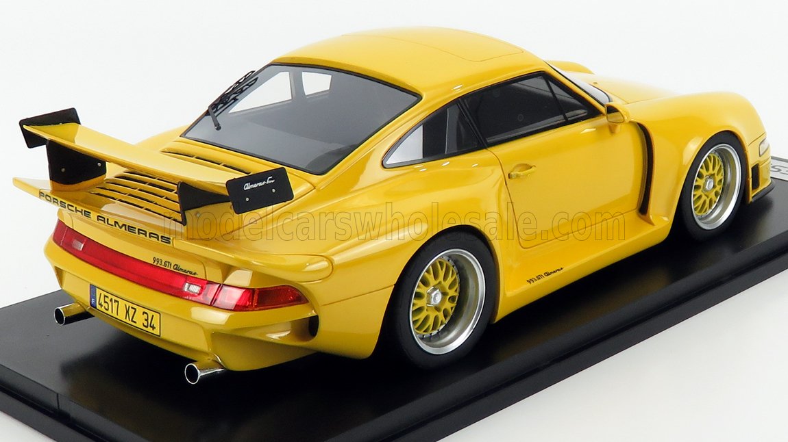 KESS-MODEL - PORSCHE 911 993 GT1 ALMERAS YELLOW