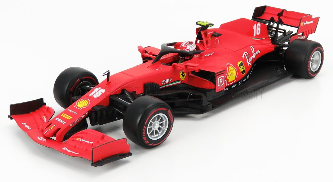 BURAGO - FERRARI - F1 SF1000 TEAM SCUDERIA FERRARI MISSION WINNOW N 16 2nd AUSTRIAN GP 2020 C.LECLERC - WITH SOFT RED WHEELS