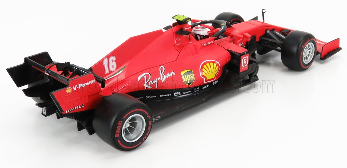 BURAGO - FERRARI - F1 SF1000 TEAM SCUDERIA FERRARI MISSION WINNOW N 16 2nd AUSTRIAN GP 2020 C.LECLERC - WITH SOFT RED WHEELS