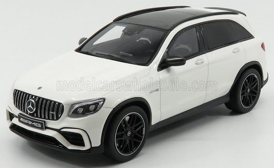 GT-SPIRIT - 1/18 - MERCEDES BENZ - GLC-CLASS (X253) GLC63 2020 - DESIGNO DIAMOND WHITE BRIGHT