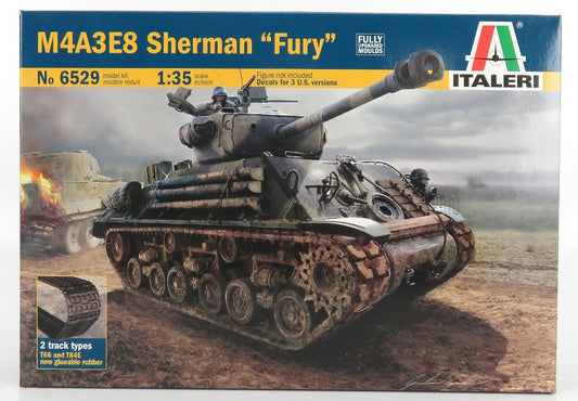 ITALERI - AMERICAN LOCOMOTIVE CO. - M4A3E8 SHERMAN TANK MILITARY 1944