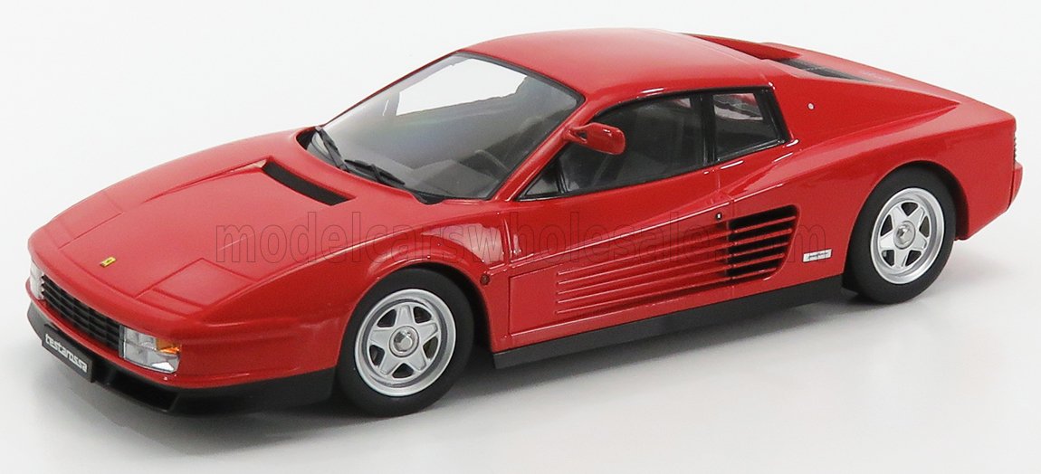 KK-SCALE - 1/18 - FERRARI - TESTAROSSA MKI 1984 MONODADO MONOSPECCHIO - RED