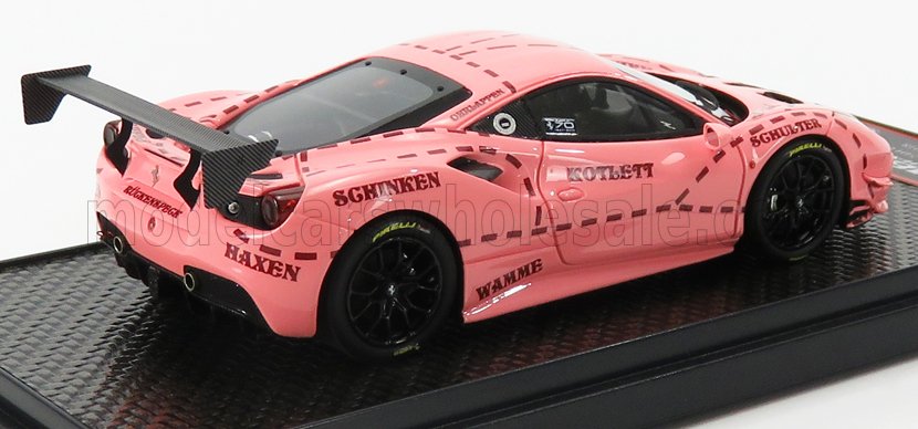 BBR-MODELS - 1/43 - FERRARI - 488 CHALLENGE N 0 ROLEX 24h DAYTONA 2018 - PINK