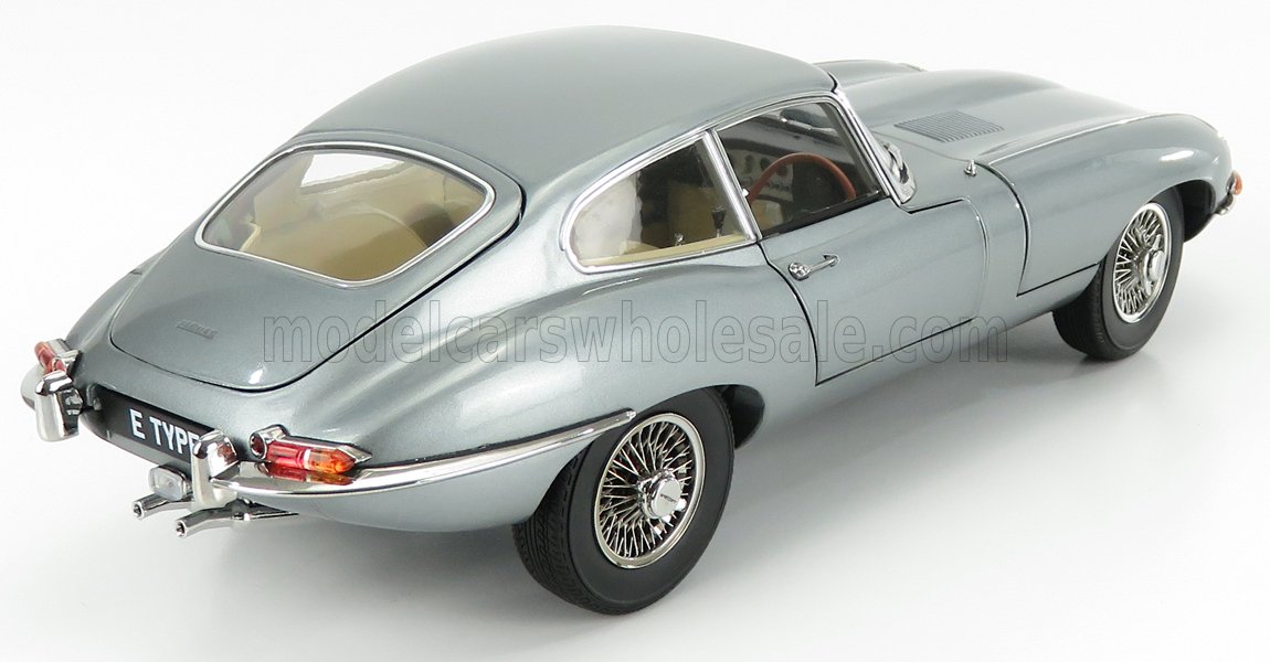 KYOSHO - 1/18 - JAGUAR - E-TYPE COUPE MK1 RHD 1961 - GUN METAL