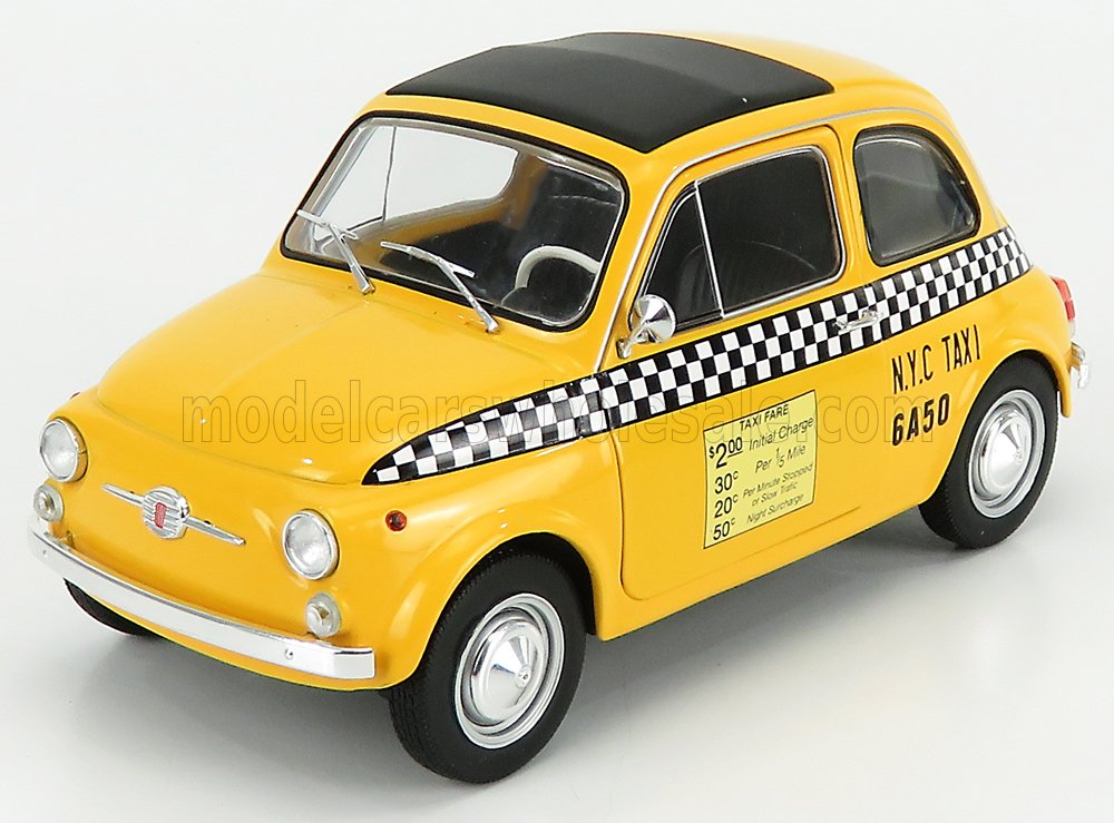 SOLIDO - FIAT - 500 TAXI NYC NEW YORK CITY 1965