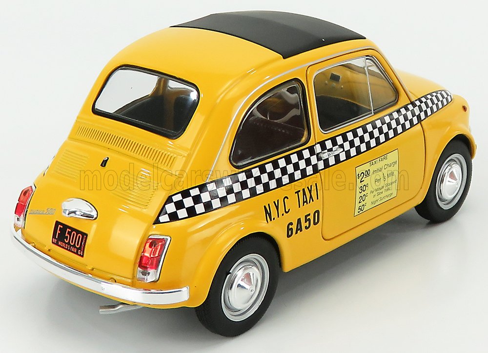 SOLIDO - FIAT - 500 TAXI NYC NEW YORK CITY 1965