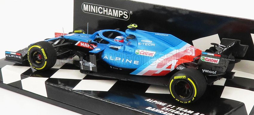 MINICHAMPS - RENAULT - F1 A521 RENAULT E-TECH 20B TEAM ALPINE N 31 BAHRAIN GP 2021 ESTEBAN OCON