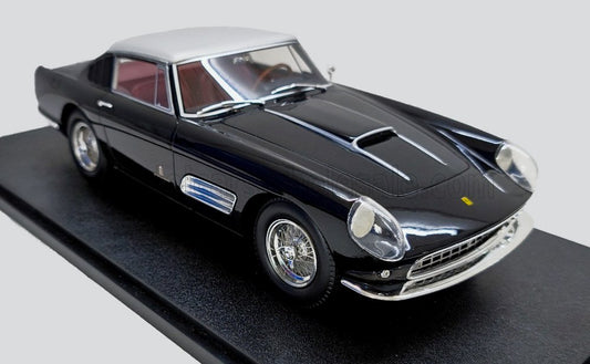 MAXIMA - 1/18 - FERRARI - 410 SUPERAMERICA III SERIES PININFARINA COUPE 1958 - BLACK SILVER