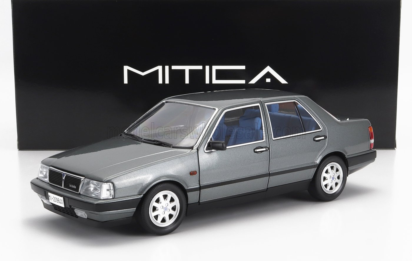 MITICA-DIECAST - 1/18 - LANCIA - THEMA TURBO i.e. 1S 1984 - GREY MET