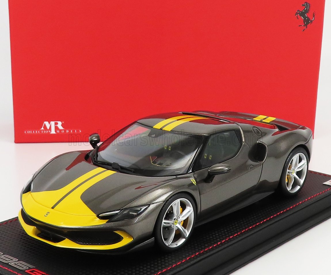 MR-MODELS - FERRARI - 296 GTB V6 ASSETTO FIORANO 2021 - CON VETRINA