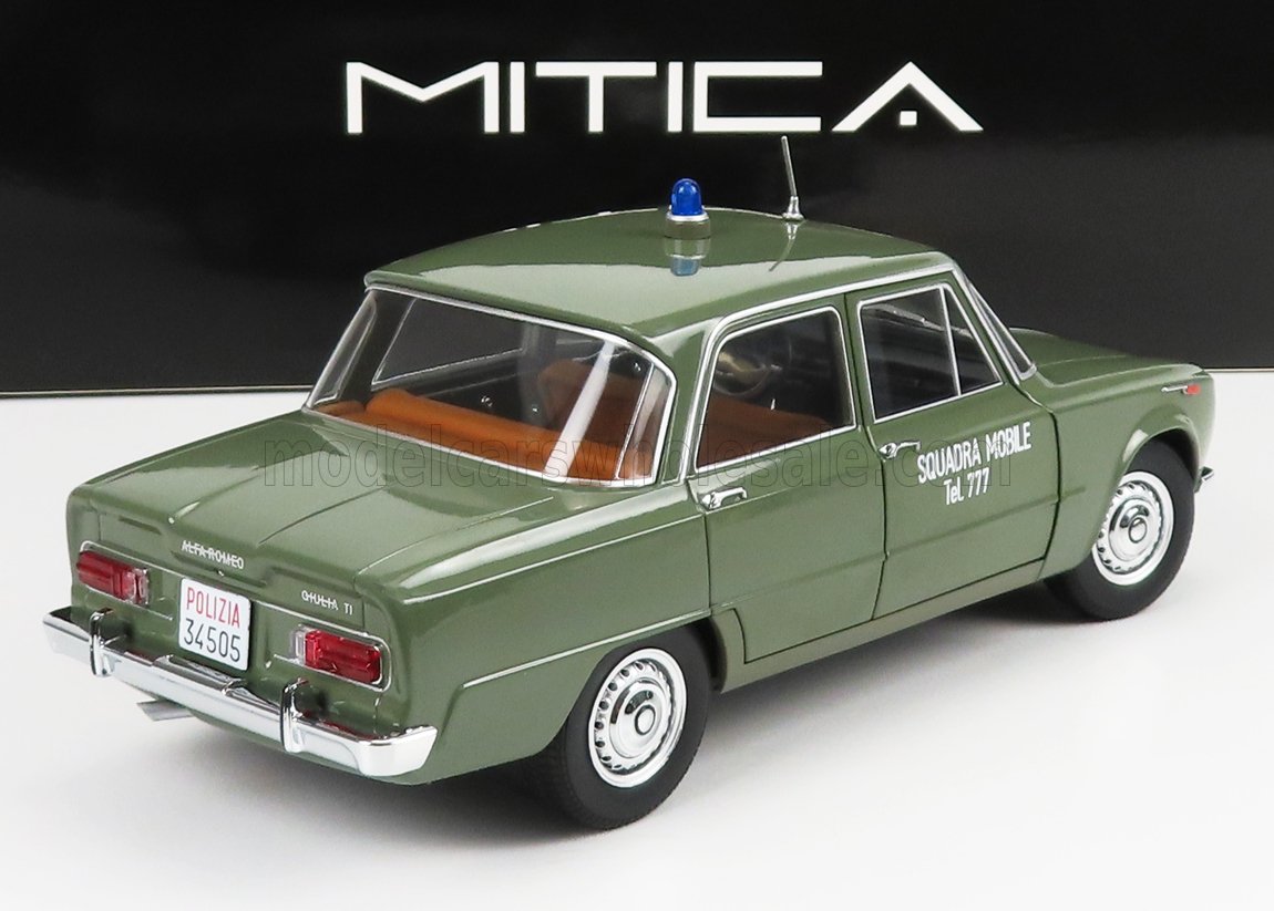 MITICA-DIECAST - 1/18 - ALFA ROMEO - GIULIA 1.6 Ti 1962 - ACQUA DI FONTE - VERY LIGHT GREEN