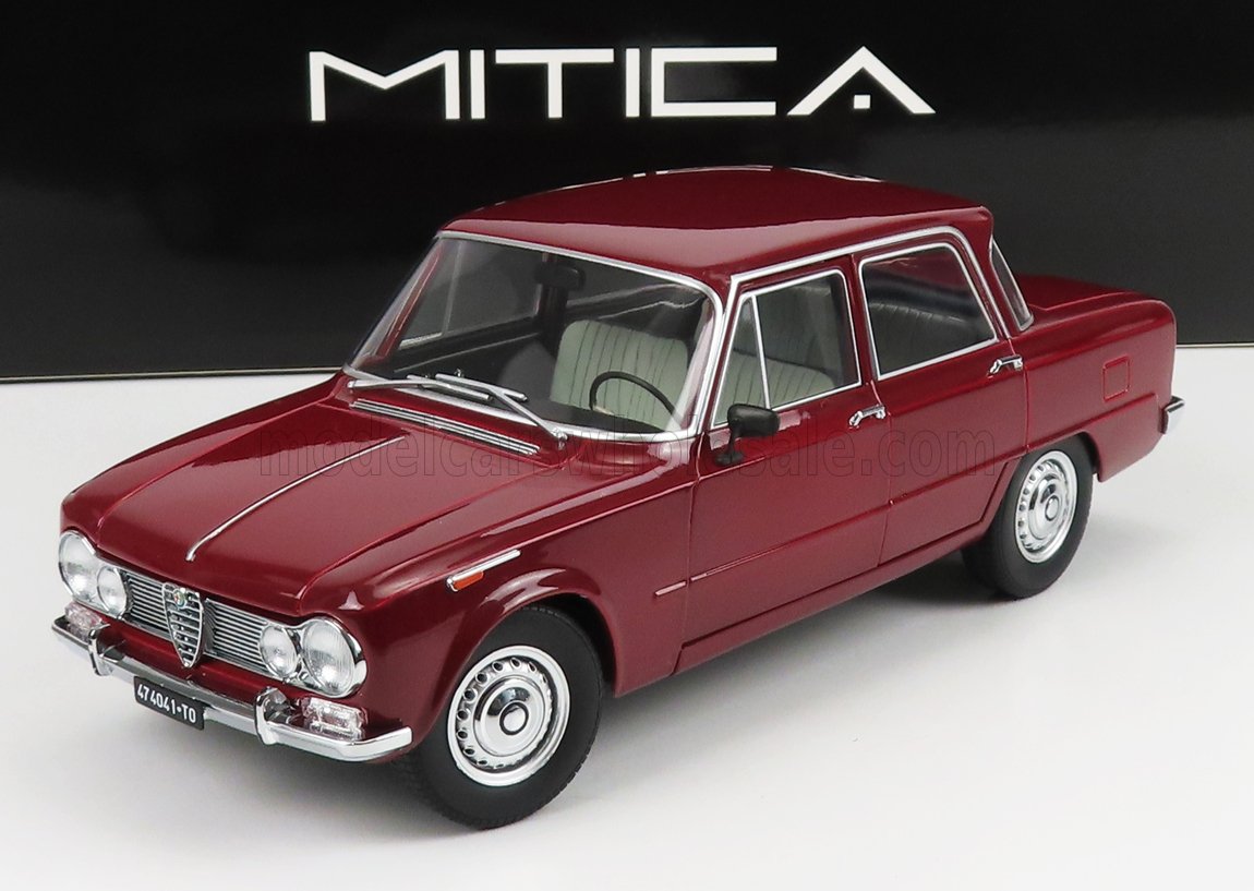 MITICA-DIECAST - 1/18 - ALFA ROMEO - GIULIA 1.6 Ti 1962 - ACQUA DI FONTE - VERY LIGHT GREEN