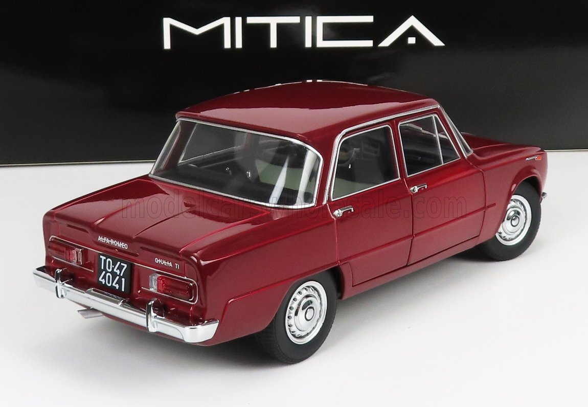 MITICA-DIECAST - 1/18 - ALFA ROMEO - GIULIA 1.6 Ti 1962 - ACQUA DI FONTE - VERY LIGHT GREEN