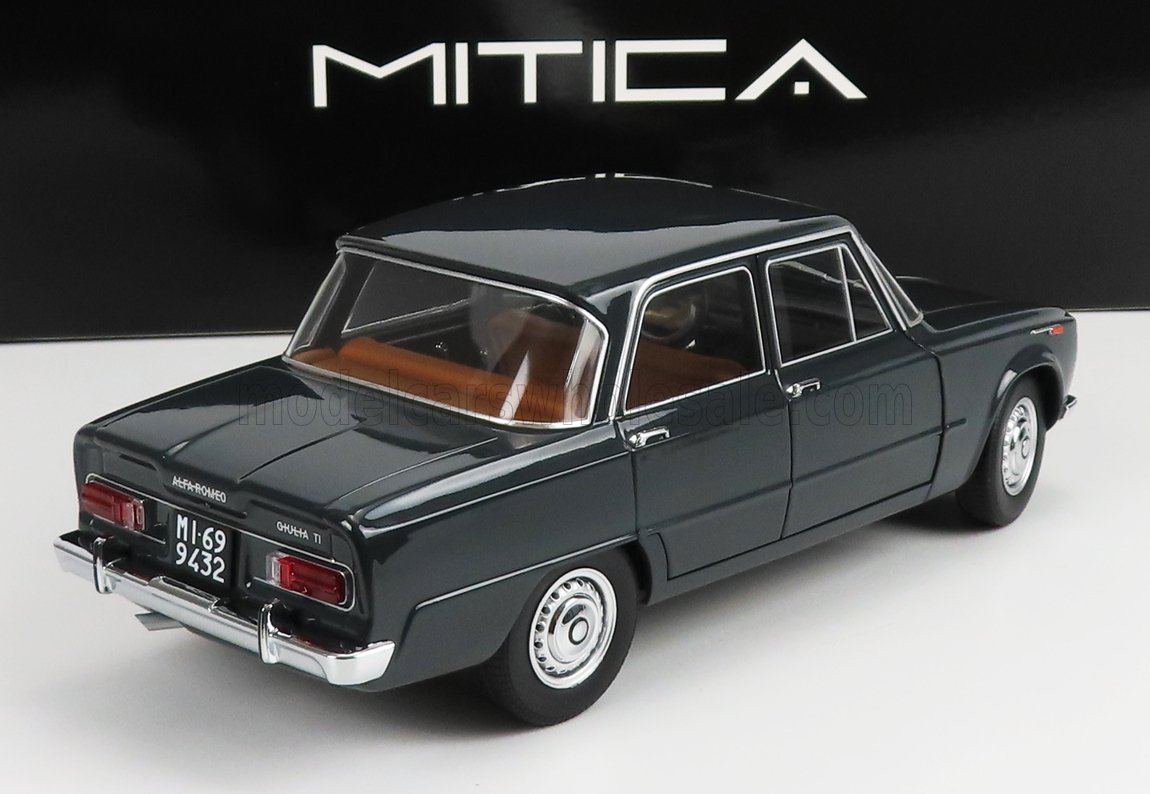 MITICA-DIECAST - 1/18 - ALFA ROMEO - GIULIA 1.6 Ti 1962 - ACQUA DI FONTE -  VERY LIGHT GREEN