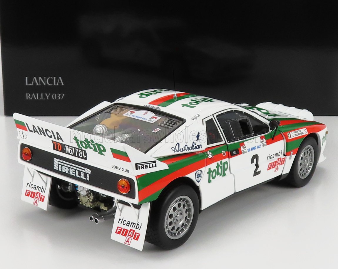 KYOSHO - LANCIA - 037 TOTIP RALLY SAN MARINO 1984 A.VUDAFIERI - L.PIROLLO