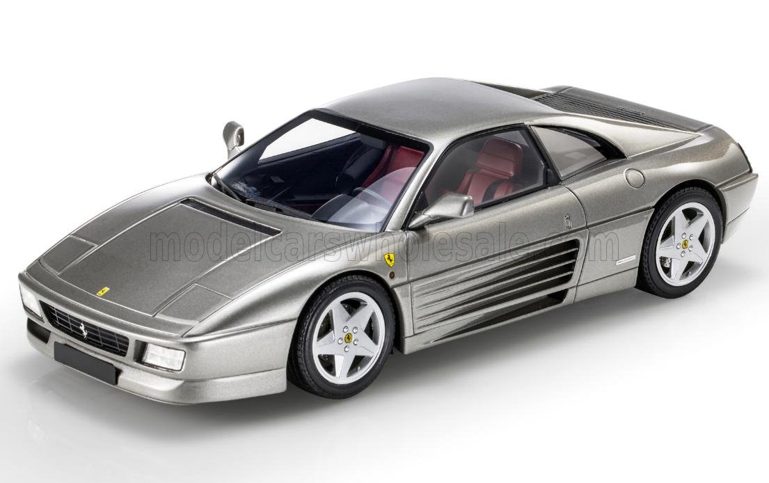 TOPMARQUES - 1/18 - FERRARI - 348 GTB 1993 - SILVER