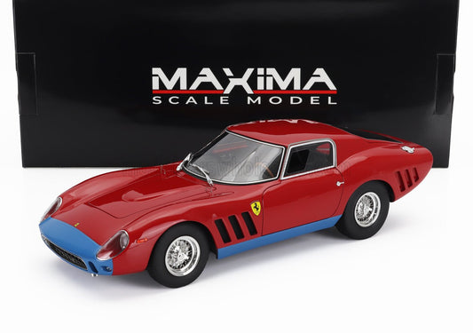 MAXIMA - 1/18 - FERRARI - 250 GT DROGO SPECIALE #4769GT 1963 - RED BLUE