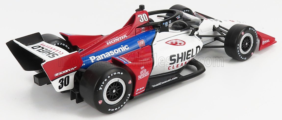 GREENLIGHT - 1/18 - HONDA - TEAM RAHAL LETTERMAN LANIGAN RACING N 30 INDIANAPOLIS INDY 500 INDYCAR SERIES 2021 TAKUMA SATO - WHITE RED BLUE