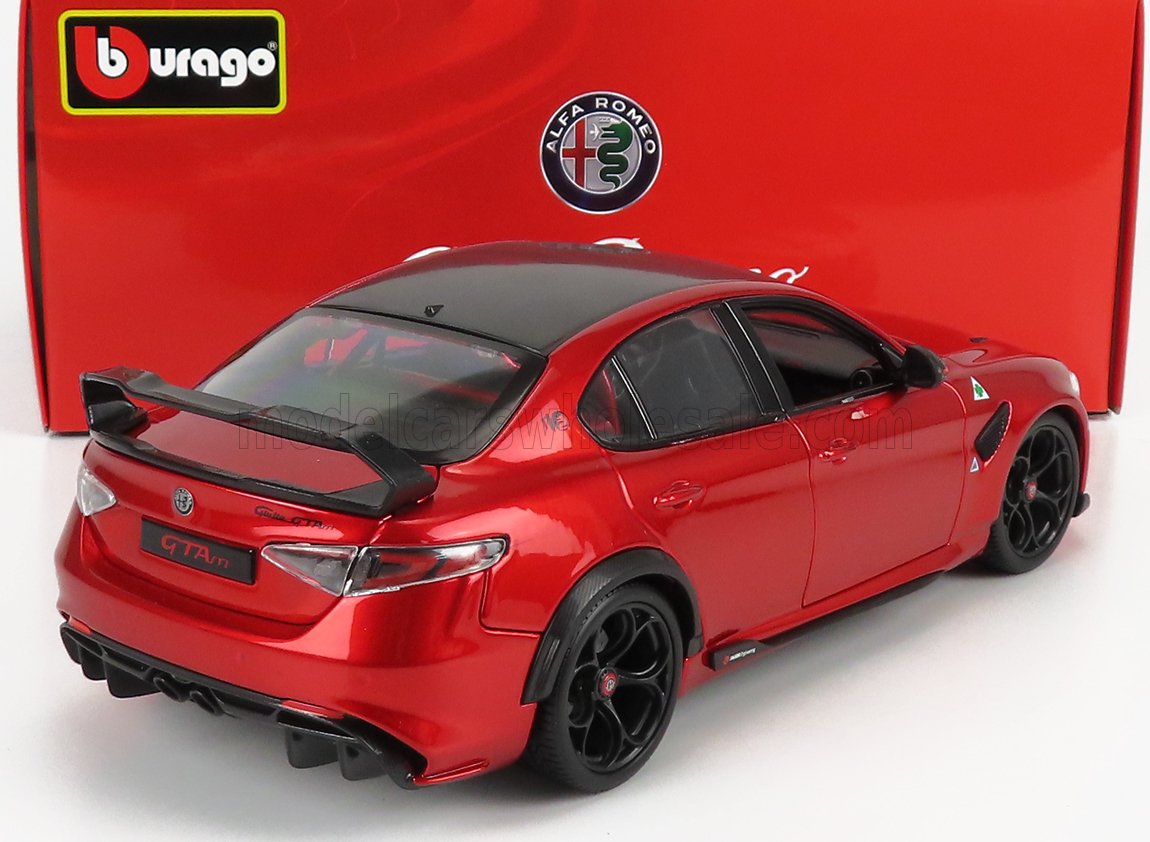 BURAGO - 1/18 - ALFA ROMEO - GIULIA GTAm 2020 - ROSSO GTA - RED MET